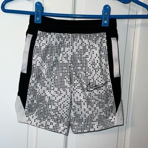 White and black Nike dry fit shorts size 5